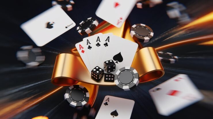 Qiu Qiu card table interface on kangenslot showing hand values and betting area